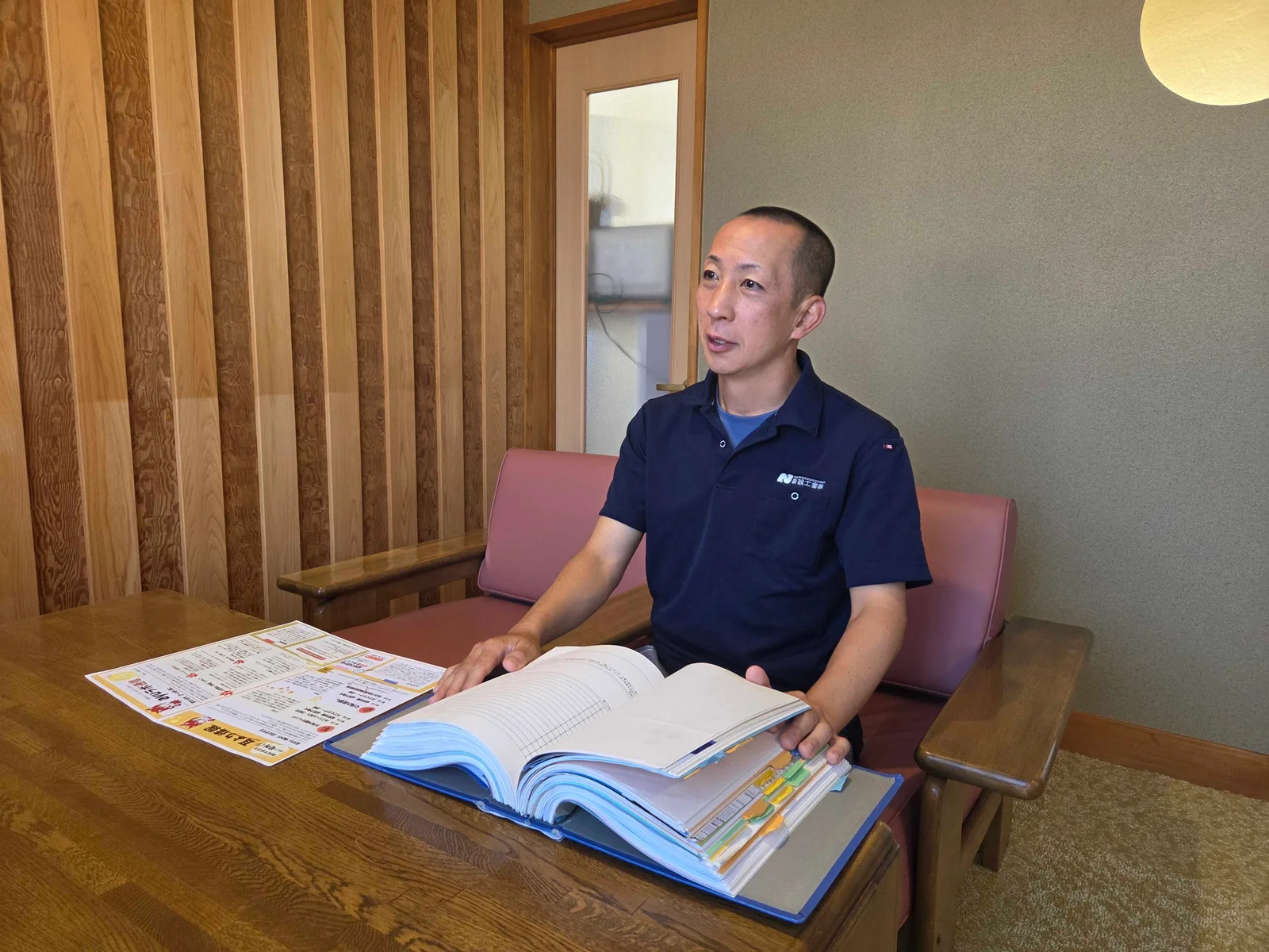 採用の取り組みについて話す、新設工業株式会社の工藤様